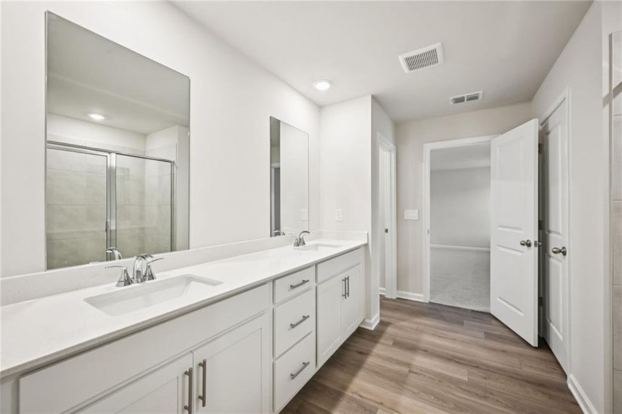 Furnished interior view inside a new home in Parkside at Grayson, Grayson (Image 5).