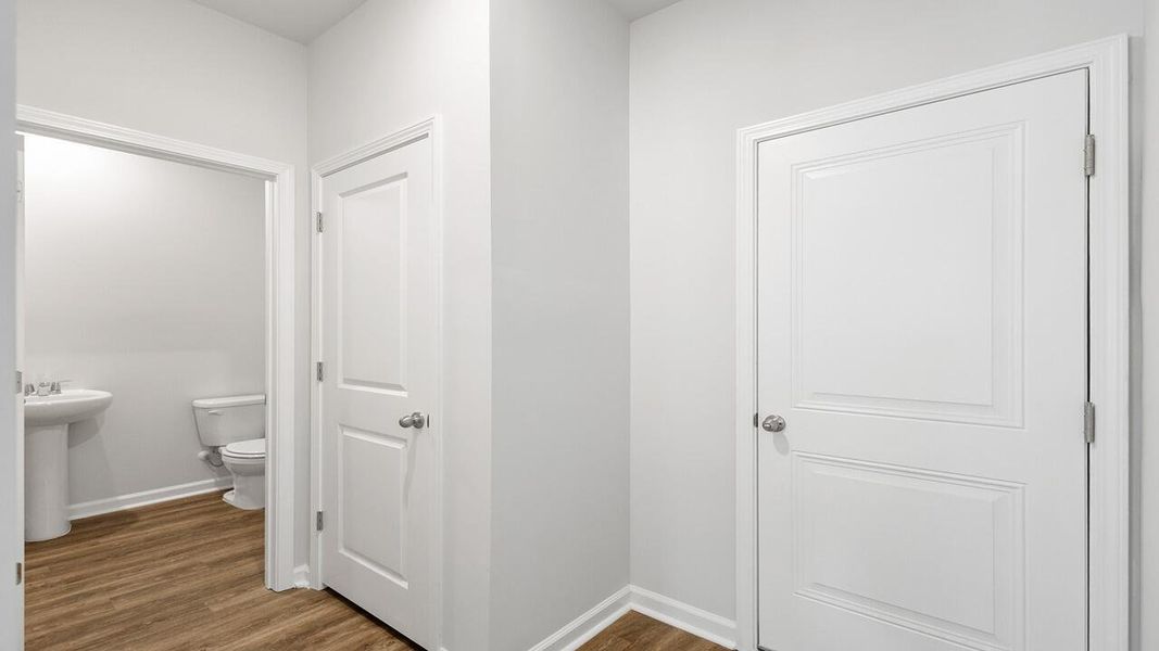 Spacious, unfurnished interior of a new home in The Crossing at St. James, Summerville (Image 23).