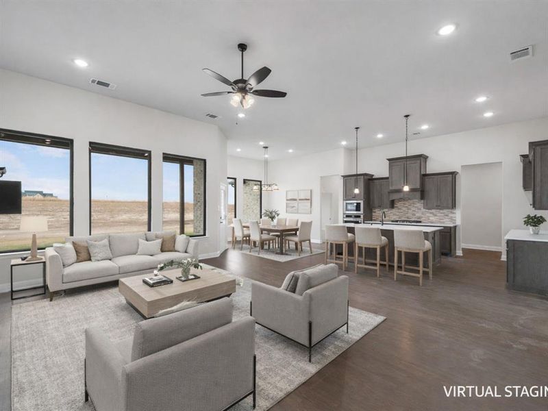 Furnished interior view inside a new home in , Waxahachie (Image 16).