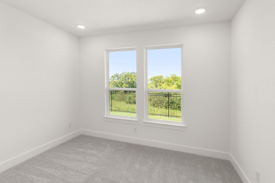 Spacious, unfurnished interior of a new home in Inspiration Collection at Union Park, Little Elm (Image 14).