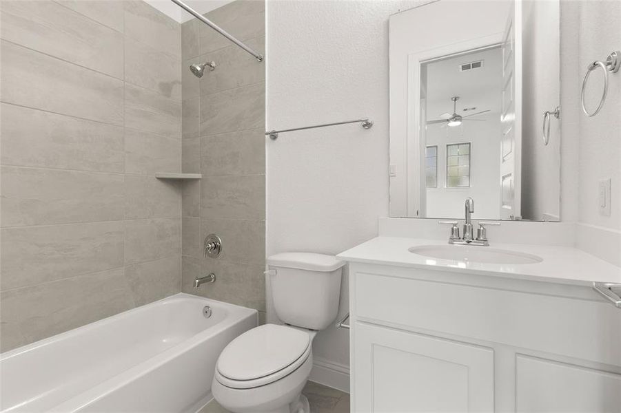 Furnished interior view inside a new home in The Highlands - 65', Porter (Image 5).