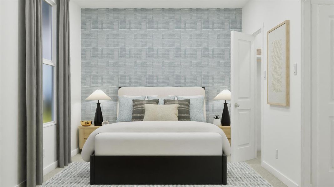 Furnished interior view inside a new home in Ashland, Angleton (Image 13).