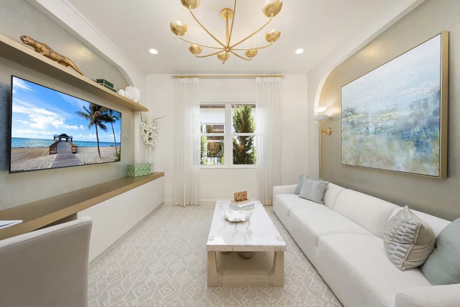 Representative furnished interior of a home built from the Isabella by GL Homes in Valencia Ridge (55+), Wesley Chapel (Image 11). Representative furnished interior of a home built from the Isabella by GL Homes in Valencia Ridge (55+), Wesley Chapel (Image 11).