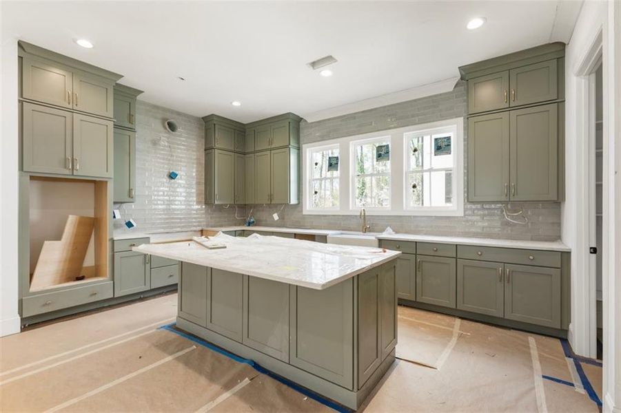 In-progress construction of a new home in , Alpharetta, GA (Image 38).