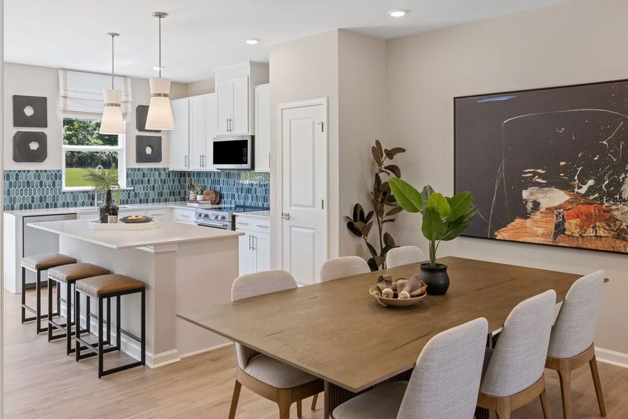 Representative furnished interior of a home built from the 1445 Modeled by KB Home in Biltmore, Raleigh (Image 7). Representative furnished interior of a home built from the 1445 Modeled by KB Home in Biltmore, Raleigh (Image 7).