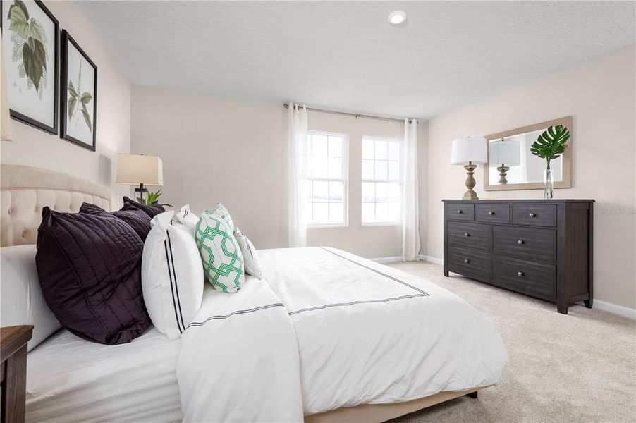 Furnished interior view inside a new home in Crystal Lake Preserve, Dundee (Image 8). Furnished interior view inside a new home in Crystal Lake Preserve, Dundee (Image 8).