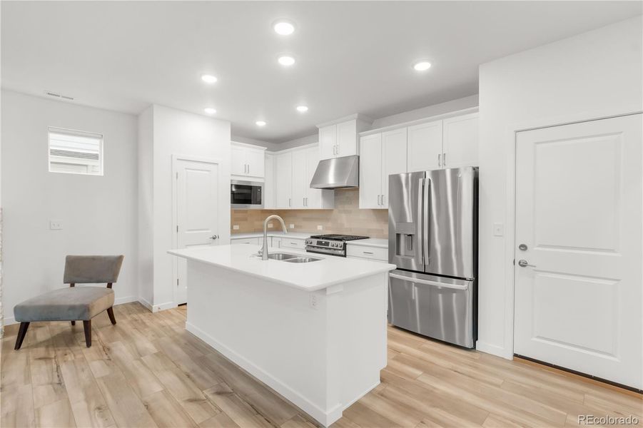Furnished interior view inside a new home in , Colorado Springs (Image 10).
