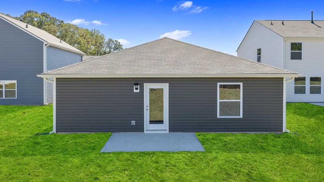 Exterior details and patio area of a home in Varner Station, Woodruff (Image 2).