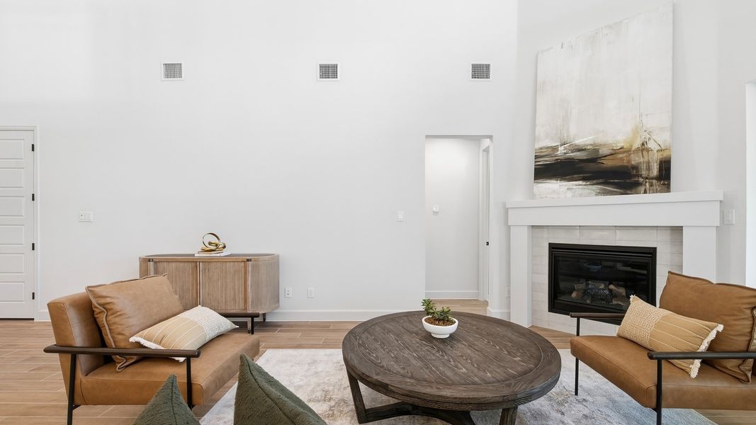 Furnished interior view inside a new home in Eliana, McKinney (Image 13).