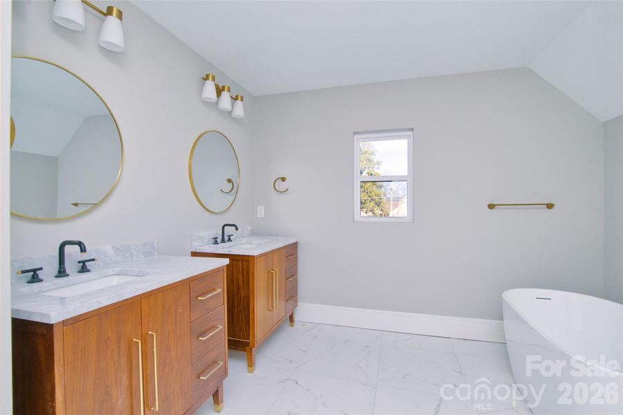 Furnished interior view inside a new home in , Charlotte (Image 10).