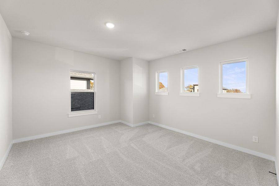 Spacious, unfurnished interior of a new home in Willow Grove Single-Family Homes, Melissa (Image 35).