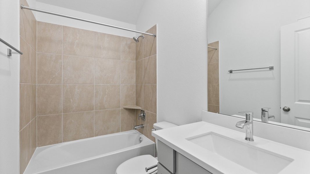 Furnished interior view inside a new home in Beamer Villas, Friendswood (Image 8).