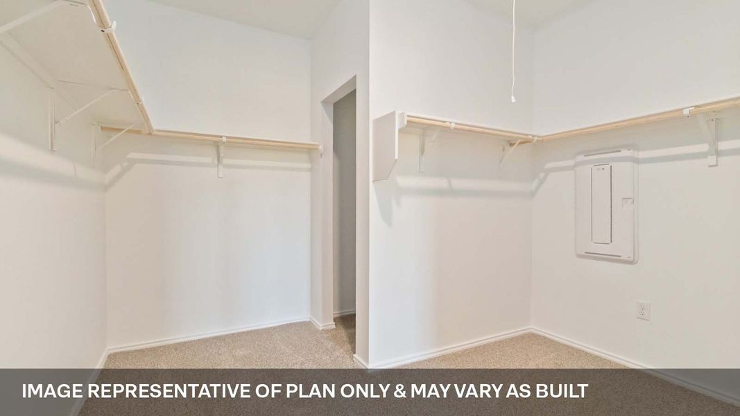 Representative unfurnished interior of a home built from the The Mitchell by D.R. Horton in Talavera, Kyle (Image 11).