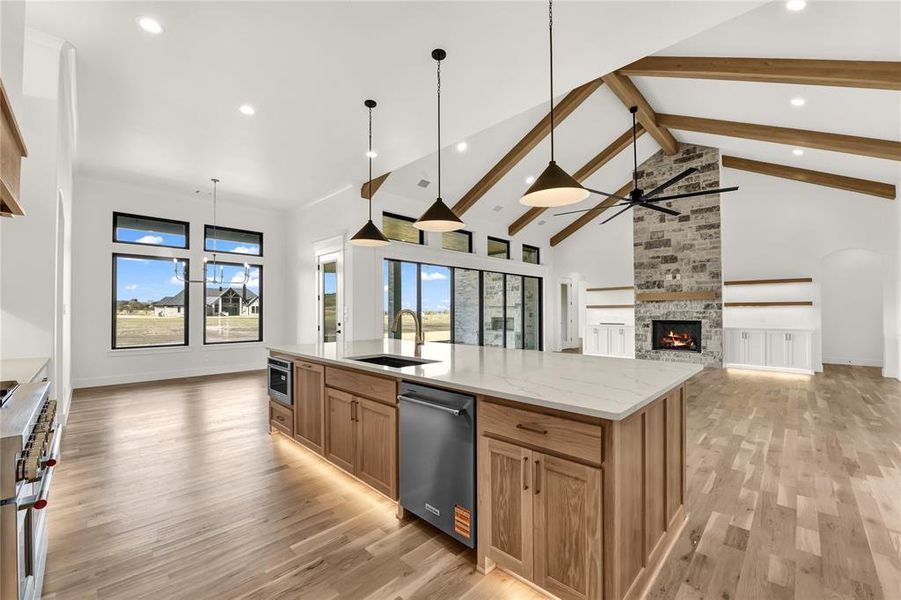 Furnished interior view inside a new home in , Aledo (Image 14).