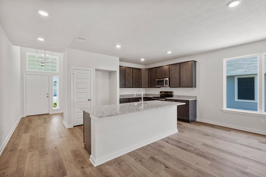Furnished interior view inside a new home in Rockbridge East, Huntsville (Image 3).