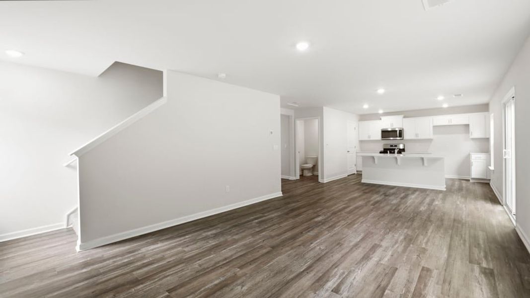 Spacious, unfurnished interior of a new home in Bentley Park, Greenwood (Image 24). Spacious, unfurnished interior of a new home in Bentley Park, Greenwood (Image 24).