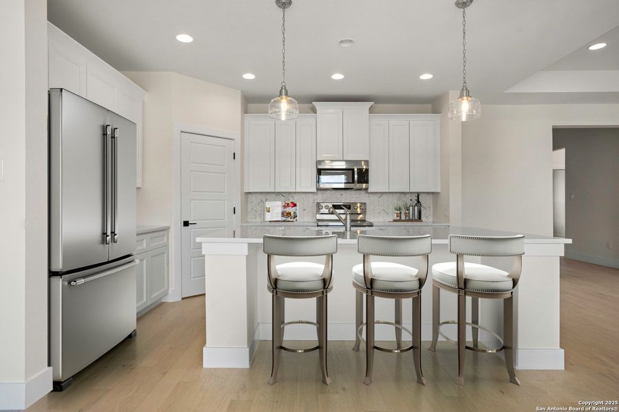Furnished interior view inside a new home in , Kerrville (Image 9).