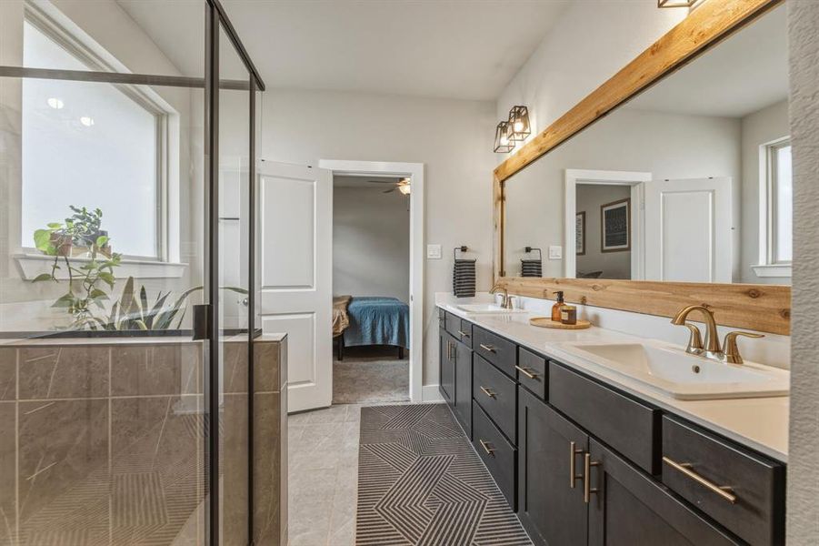 Furnished interior view inside a new home in , McKinney (Image 18). Furnished interior view inside a new home in , McKinney (Image 18).