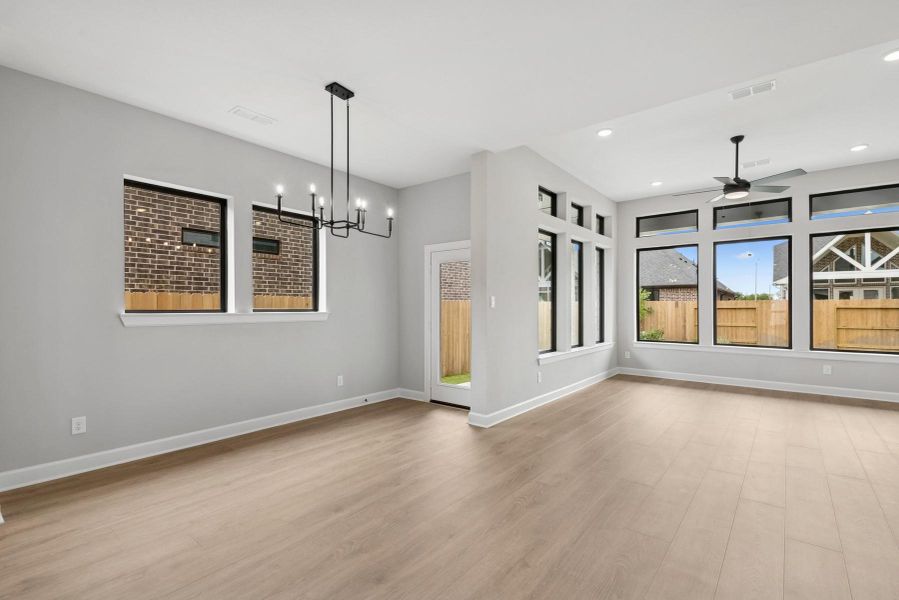 Spacious, unfurnished interior of a new home in Grange 45' Homesites, Katy (Image 16). Spacious, unfurnished interior of a new home in Grange 45' Homesites, Katy (Image 16).