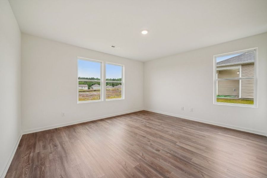 A room with windows. A room with windows.