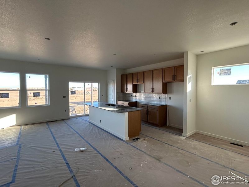 In-progress construction of a new home in Hudson Hills, Hudson, CO (Image 19).