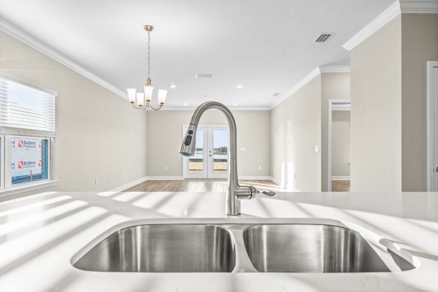 Close-up of interior finishes inside a home in Lake Merial, Panama City (Image 14).