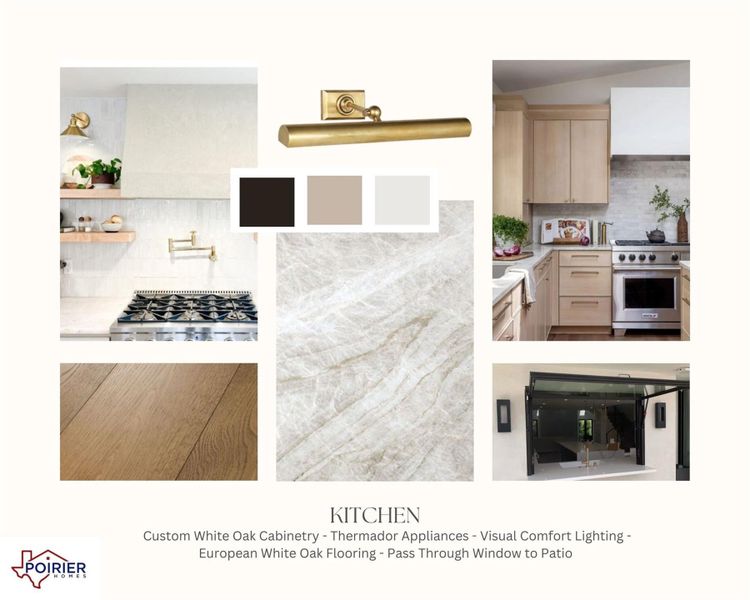 Finish selections - kitchen. Finish selections - kitchen.