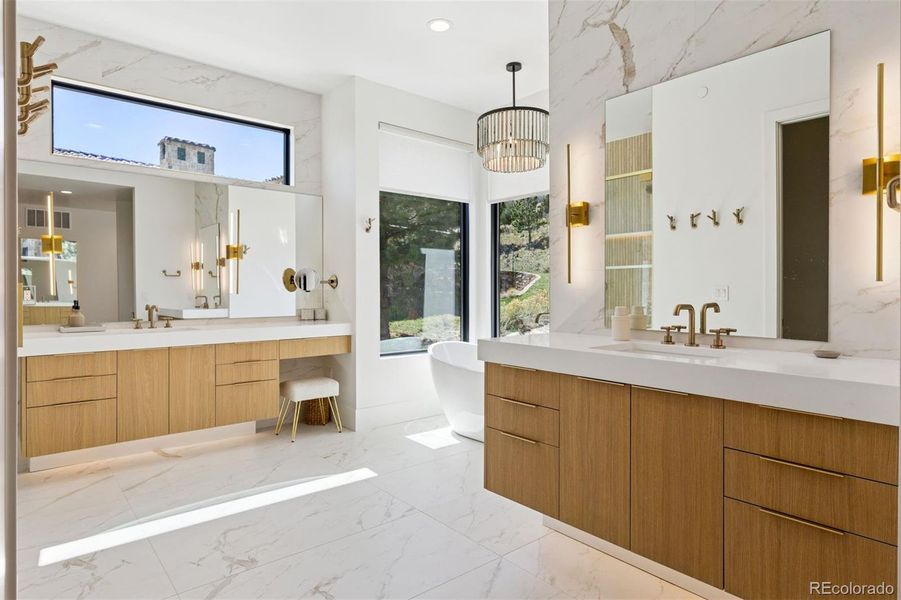 Furnished interior view inside a new home in , Littleton (Image 9).