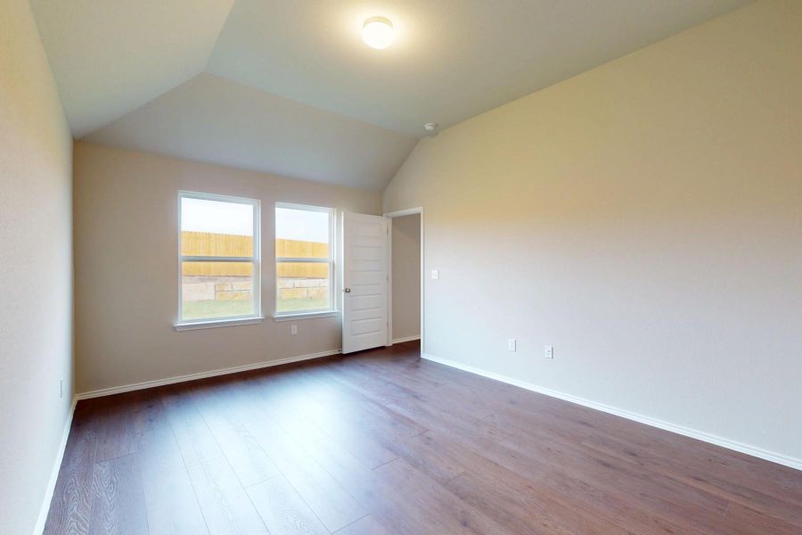 Spacious, unfurnished interior of a new home in Cascades at Onion Creek, Austin (Image 28). Spacious, unfurnished interior of a new home in Cascades at Onion Creek, Austin (Image 28).