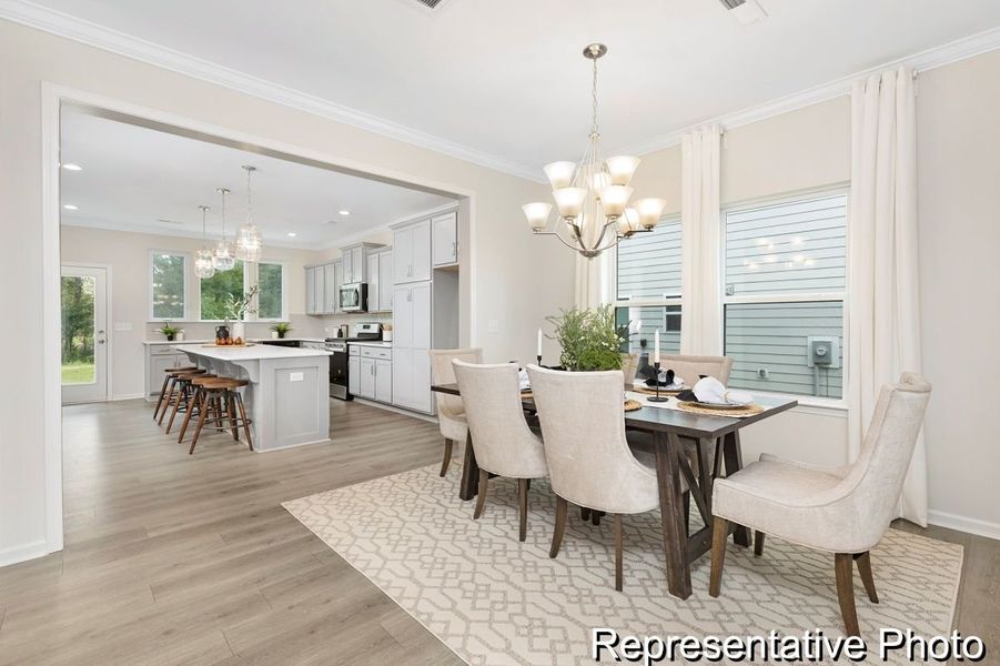 Furnished interior view inside a new home in Morrow Brook, Albemarle (Image 6).