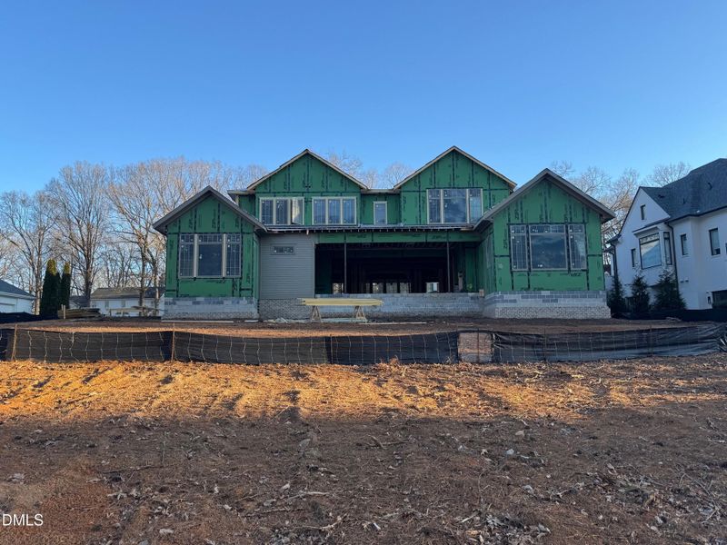 Exterior Elevation From Golf Course Exterior Elevation From Golf Course