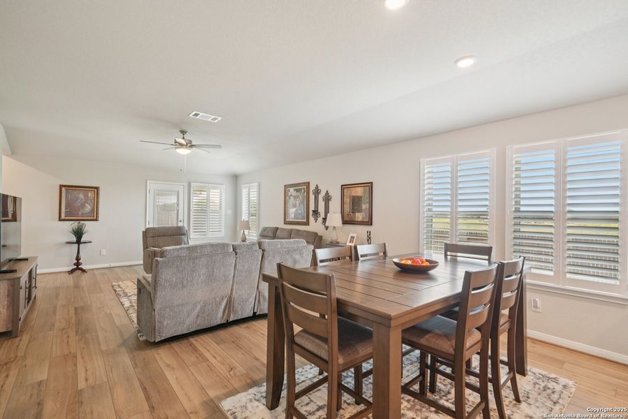 Furnished interior view inside a new home in Meyers Landing, New Braunfels (Image 15).
