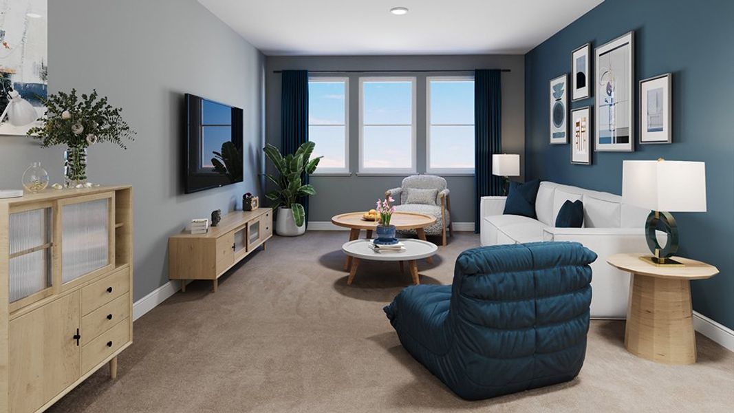 Representative furnished interior of a home built from the Florence by Taylor Morrison in Astor Creek Golf and Country Club, Port St. Lucie (Image 7).
