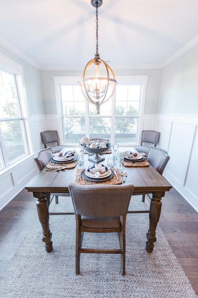 Representative furnished interior of a home built from the Marshall by Bill Clark Homes in Riverside Cove, Wilmington (Image 50).