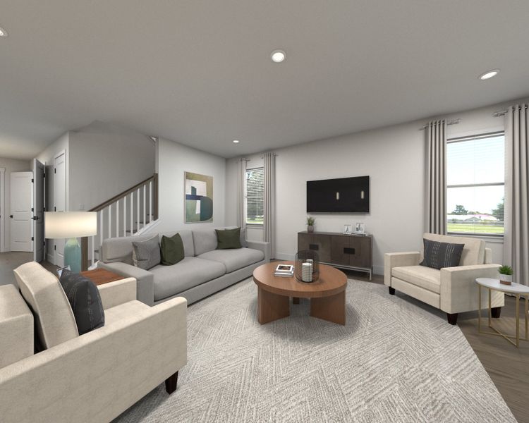 Furnished interior view inside a new home in Benders Cove - Premier Series, Mount Juliet (Image 4).