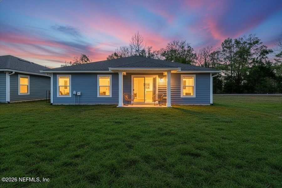 Exterior details and patio area of a home in , Jacksonville (Image 30).