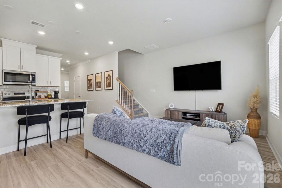 Furnished interior view inside a new home in , Concord (Image 11). Furnished interior view inside a new home in , Concord (Image 11).