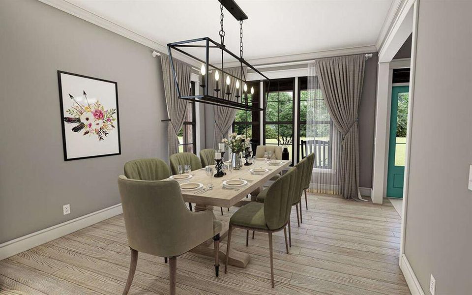 Furnished interior view inside a new home in , Boyd (Image 7).