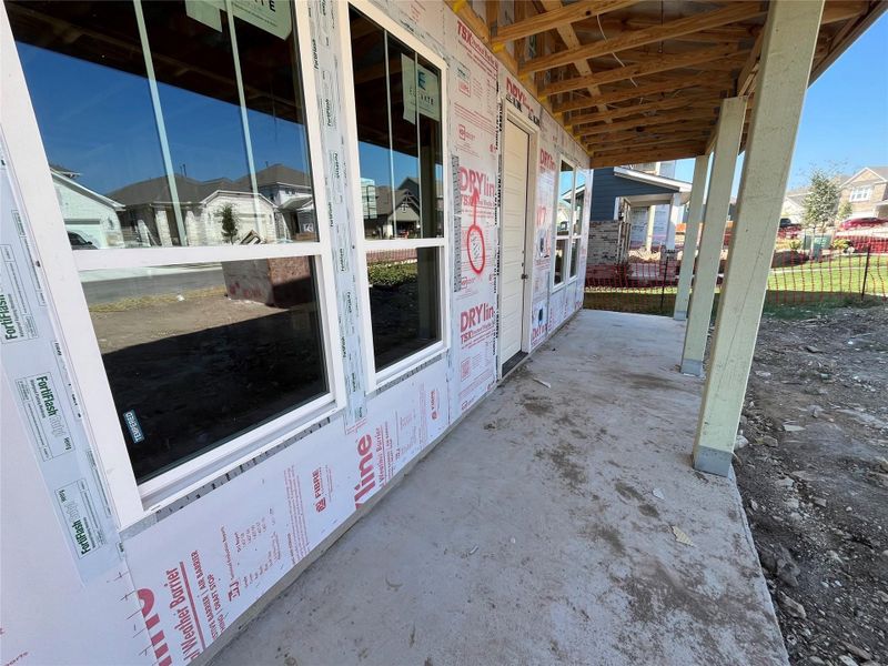 In-progress construction of a new home in The Cottages at Lariat, Liberty Hill, TX (Image 15).