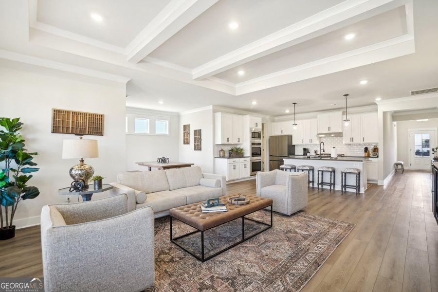Furnished interior view inside a new home in Ponderosa Farms Reserve, Gainesville (Image 5).