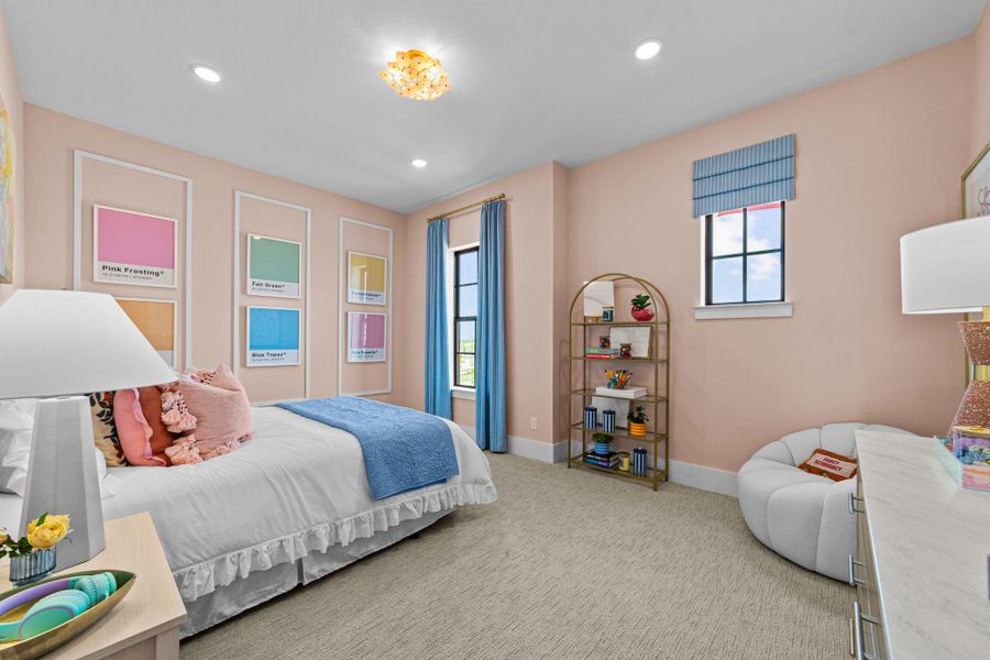 Representative furnished interior of a home built from the Montecarlo by Landon Homes in Signature 74s, Frisco (Image 22).