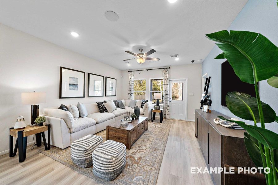 Furnished interior view inside a new home in Emberly, Beasley (Image 12).