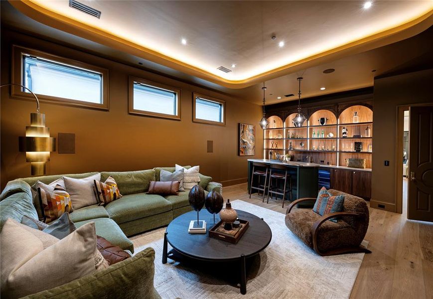 Furnished interior view inside a new home in , Southlake (Image 25).