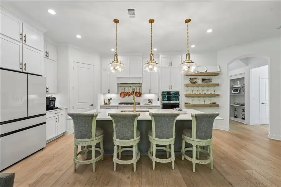 Furnished interior view inside a new home in Lakeside at River Green, Canton (Image 19).