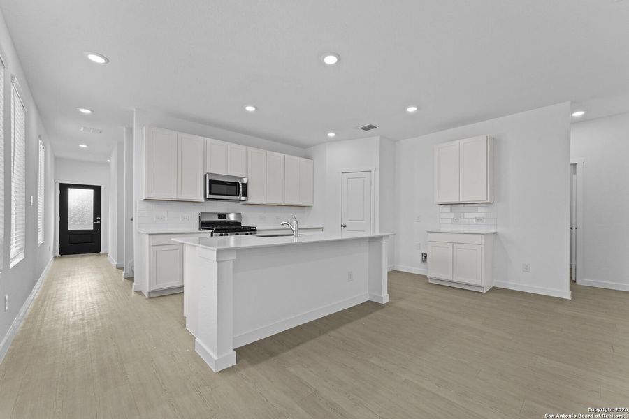 Furnished interior view inside a new home in Hightop Ridge, Converse (Image 8).