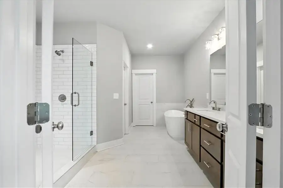 Furnished interior view inside a new home in Old Town Estates, Dacula (Image 11).