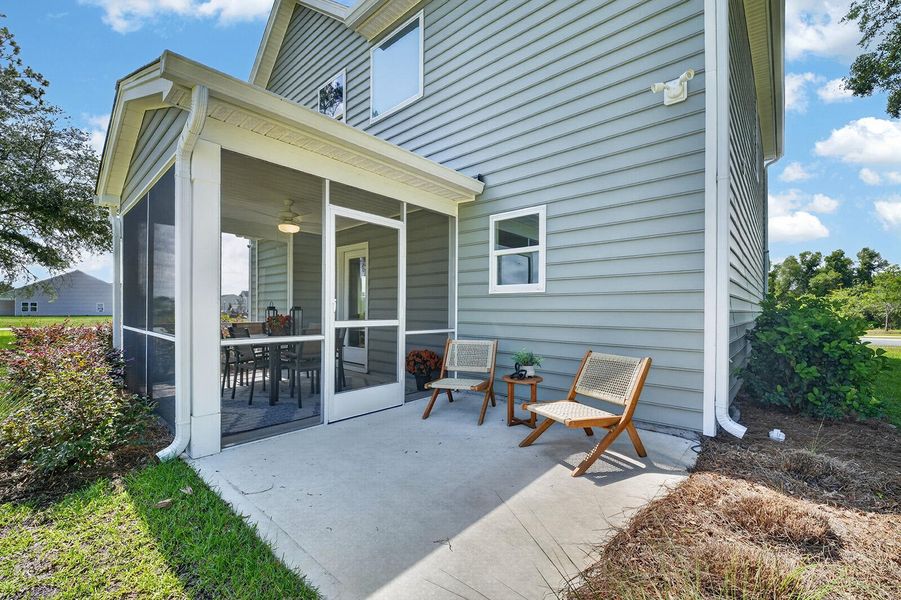 Exterior details and patio area of a home in , Summerville (Image 22).