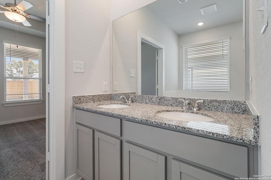 Furnished interior view inside a new home in Timber Creek, San Antonio (Image 10).