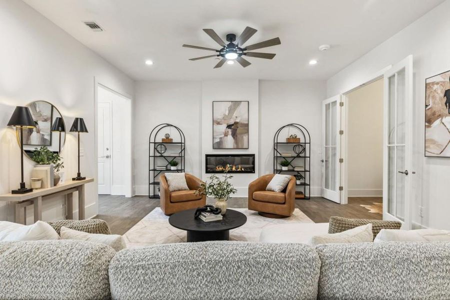 Furnished interior view inside a new home in , Alpharetta (Image 4).