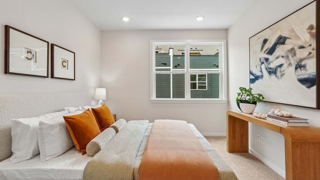 Representative furnished interior of a home built from the Carlton by D.R. Horton in Kingman Townhomes, Charlotte (Image 16). Representative furnished interior of a home built from the Carlton by D.R. Horton in Kingman Townhomes, Charlotte (Image 16).